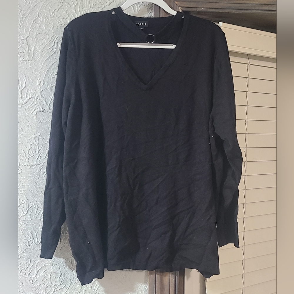 Torrid Pullover Chocker Neck Sweater